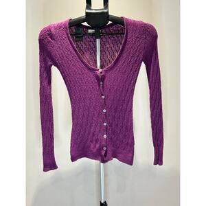 Martin + Osa Purple Cardigan size XS